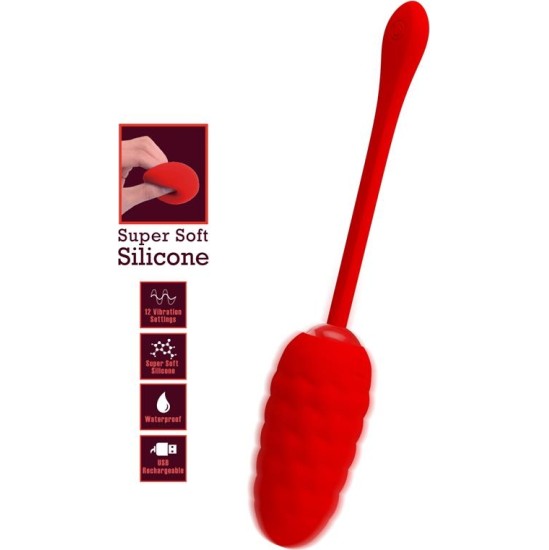 Prettylove Marina Vibrating Egg Red