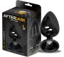 Afterdark Blackgem Metalic Butt Plug with Black Jewel Size L