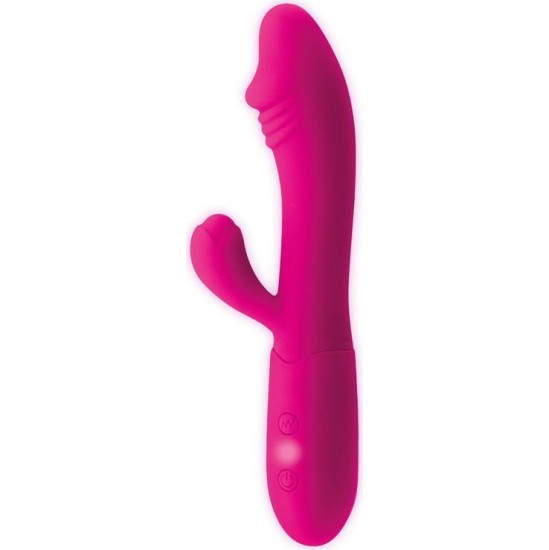 Goodies Candy G-Spot Rabbit Vibe USB Silicone Fucshia
