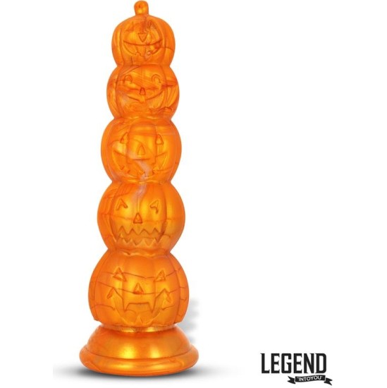 Legend Pumpkron Pumpkin-shaped Liquid Silicone Dildo 19,7 cm