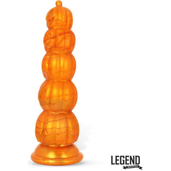 Legend Pumpkron Pumpkin-shaped Liquid Silicone Dildo 19,7 cm