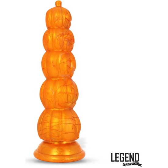 Legend Pumpkron Pumpkin-shaped Liquid Silicone Dildo 19,7 cm