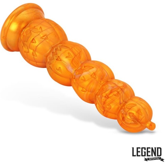 Legend Pumpkron Pumpkin-shaped Liquid Silicone Dildo 19,7 cm