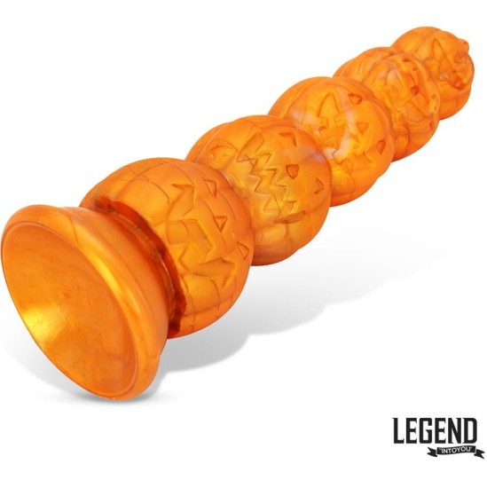 Legend Pumpkron Pumpkin-shaped Liquid Silicone Dildo 19,7 cm