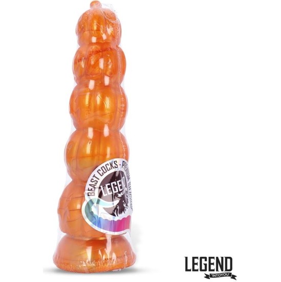 Legend Pumpkron Pumpkin-shaped Liquid Silicone Dildo 19,7 cm