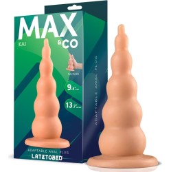 Max & Co Kai Adaptable Butt Plug Flesh 9,4 - 18.4 cm