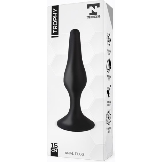 Tardenoche Trophy Anal Plug 15 cm Silicone Black