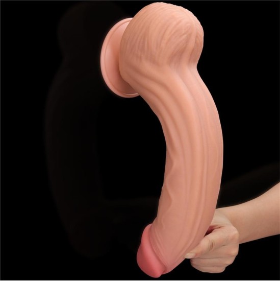 Lovetoy Dildo Dual Layer Sliding Skin 12