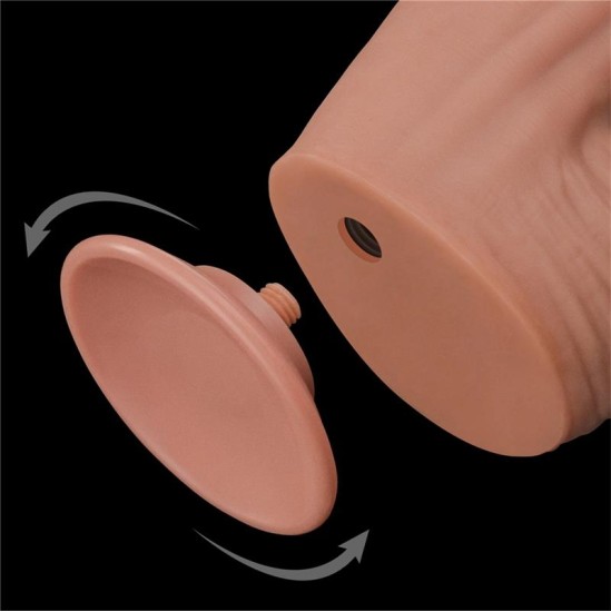 Lovetoy Dildo Dual Layer Sliding Skin 12