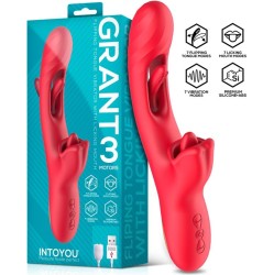 Intoyou Grant Flipping Tongue with 360? Licking Mouth Vibrator