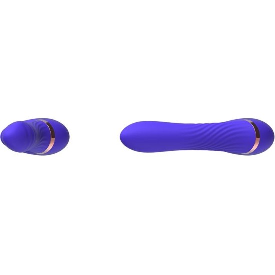 Action Rayden Detachable Rotating Beads Vibrator with Pulsation Two Positions