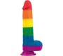 Lovetoy Dildo Prider 9 Liquid Silicone LGBT