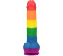Lovetoy Dildo Prider 9 Liquid Silicone LGBT