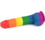 Lovetoy Dildo Prider 9 Liquid Silicone LGBT