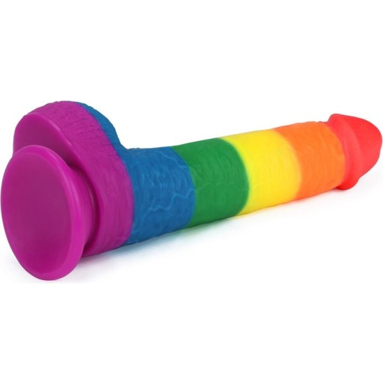Lovetoy Dildo Prider 9 Liquid Silicone LGBT