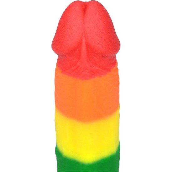 Lovetoy Dildo Prider 9 Liquid Silicone LGBT