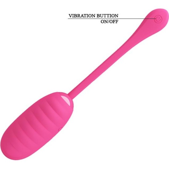 Prettylove Kirk Vibrating Egg with Movil APP Silicone USB