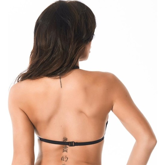 Bondage Play Leather Bra One Size