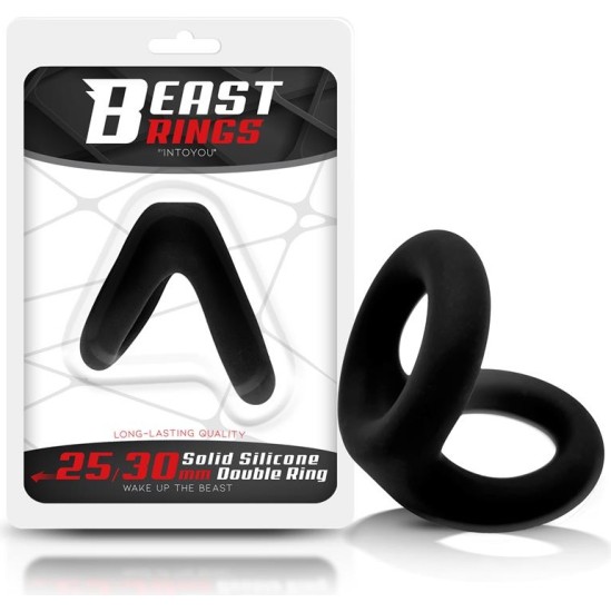 Beast Rings Solid Silicone Double Penis Ring 2.5 / 3 cm