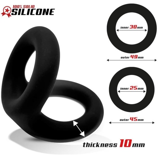 Beast Rings Solid Silicone Double Penis Ring 2.5 / 3 cm