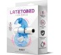 Latetobed Firey Vibrating Penis Ring with Rabbit Blue