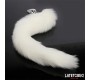 Latetobed Bdsm Line Anal plug with tail White 40 cm
