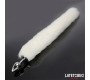 Latetobed Bdsm Line Anal plug with tail White 40 cm