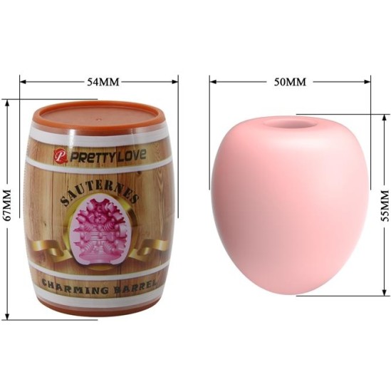 Prettylove Sauternes Barrel Shaped Male Masturbator