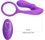 Prettylove Warren Remote-Controlled Vibrating and Pulsating Anal Plug and Penis Ring