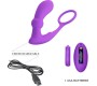 Prettylove Warren Remote-Controlled Vibrating and Pulsating Anal Plug and Penis Ring