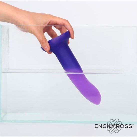 Dildox By Engily Ross Color-Changing Dildo Purple to Pink Size S 14 cm