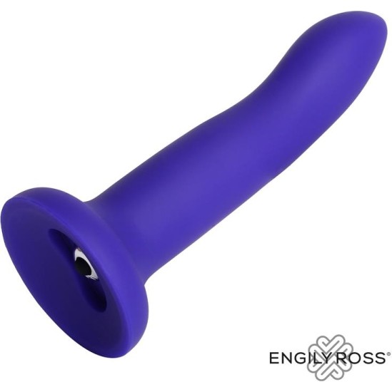 Dildox By Engily Ross Color-Changing Dildo Purple to Pink Size S 14 cm