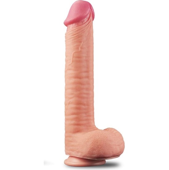 Lovetoy Dildo Nature 12 Dual Layer Flesh