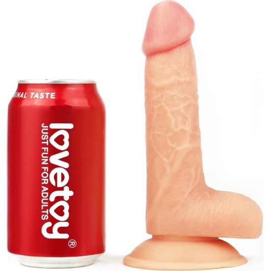 Lovetoy Dildo The Ultra Soft Dude 8 Flesh
