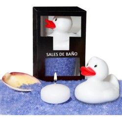 Diverty Sex Bath Salts Set Lavender Duck, Candle and Shell 150gr