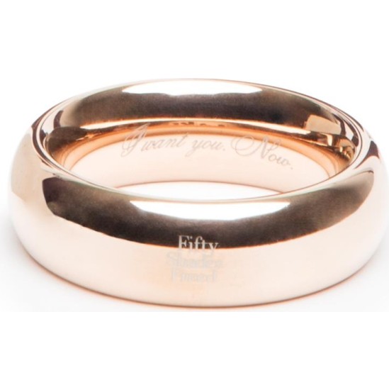 Fifty Shades Freed I Want You Now Steel Love Ring