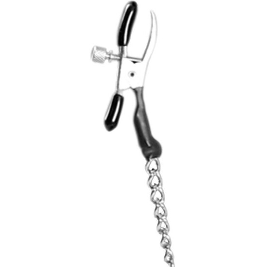 Fetish Fantasy Series Alligator Nipple Clamps with Chain