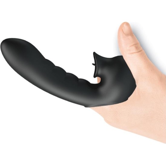 Prettylove Hobgoblin Finger Sleeve Vibration and Stimulating Tongue
