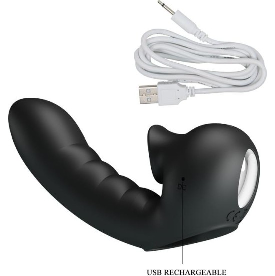 Prettylove Hobgoblin Finger Sleeve Vibration and Stimulating Tongue