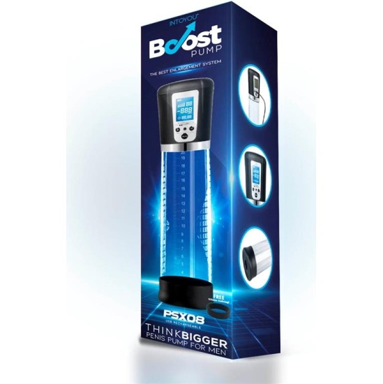 Boost Pumps Automatic Penis Pump with LCD Screen PSX08 USB