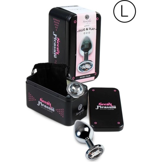 Secret Play Butt Plug Size L Clear