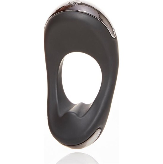 Hot Octopuss Atom Plus Virbrating Penis Ring and Perianal Stimulator Black