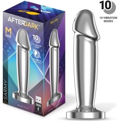 Afterdark Sarmy Anal Plug with Vibration Magnetic USB Size M