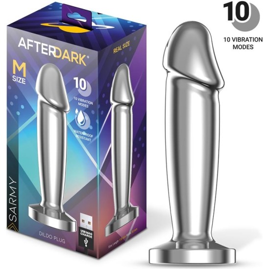 Afterdark Sarmy Anal Plug with Vibration Magnetic USB Size M