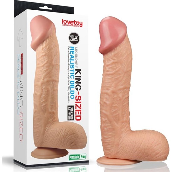 Lovetoy Dildo King 10.5 Flesh