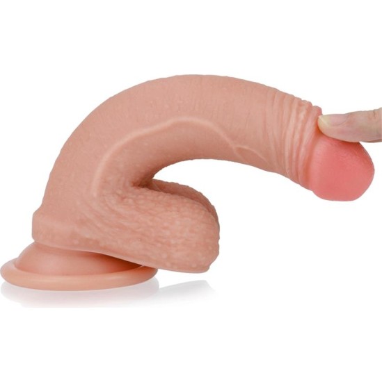 Lovetoy Dildo Nature 7 Liquid Silicone Flesh