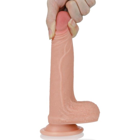 Lovetoy Dildo Nature 7 Liquid Silicone Flesh