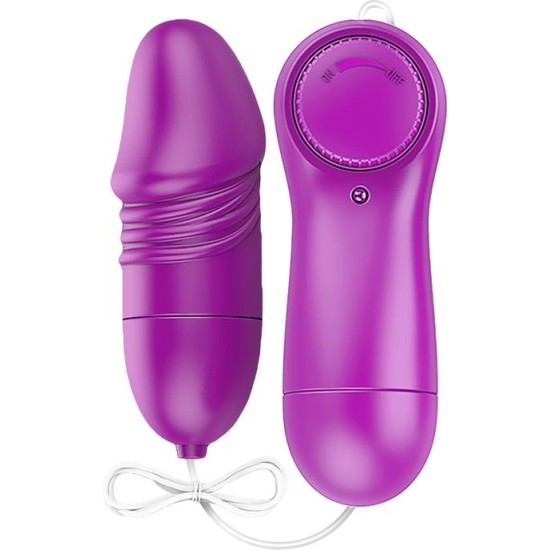 Flu?D Laary Multi-Speed Vibrating Egg with Remote Control Purple