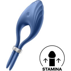 Satisfyer Vibrating Penis Ring Duelist Blue