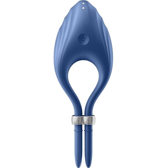 Satisfyer Vibrating Penis Ring Duelist Blue